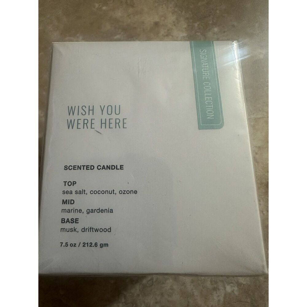 Studio Oh! Candle Wish You Were Here 3 Layers Of Essential Oils 7.5 Oz in Glass